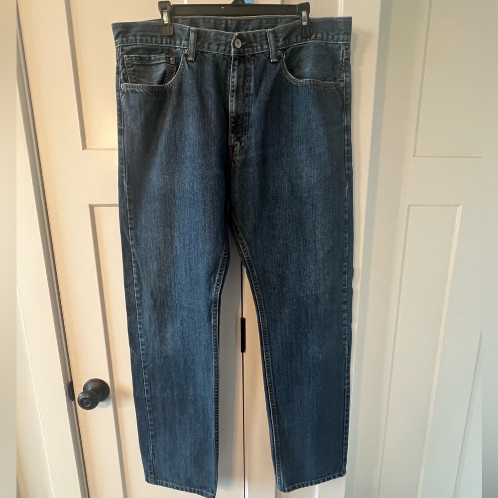Levi's Dark Blue Men's Straight Jeans